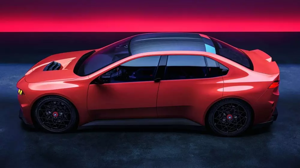 BMW M Concept Neue Klasse được sơn màu đỏ Monza Red