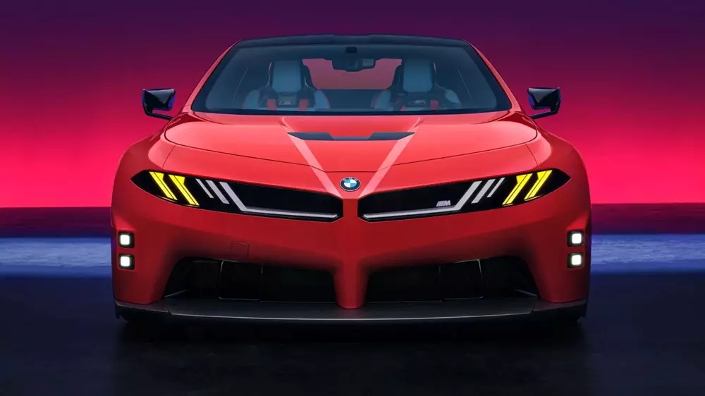 BMW M Concept Neue Klasse nhìn từ phía trước
