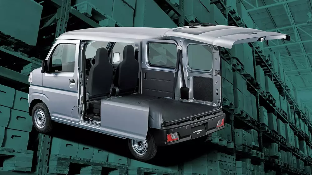 Subaru Sambar Van 2026 được trang bị nội thất 4 chỗ Subaru Sambar Van 2026 được trang bị nội thất 4 chỗ