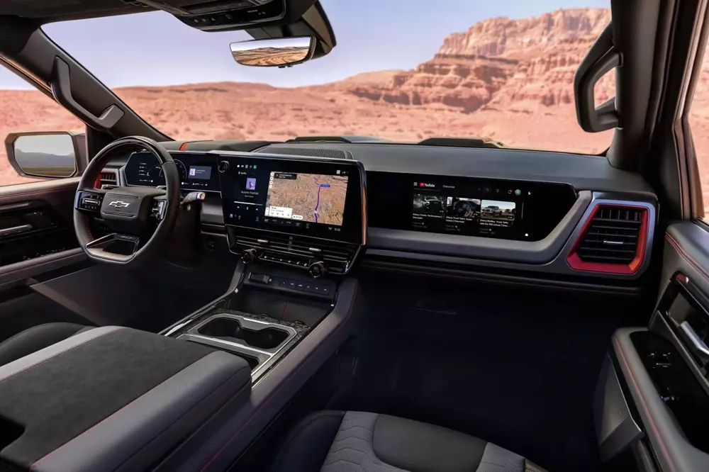 Khoang lái của Chevrolet Silverado 2027 bản High Country Khoang lái của Chevrolet Silverado 2027 bản High Country