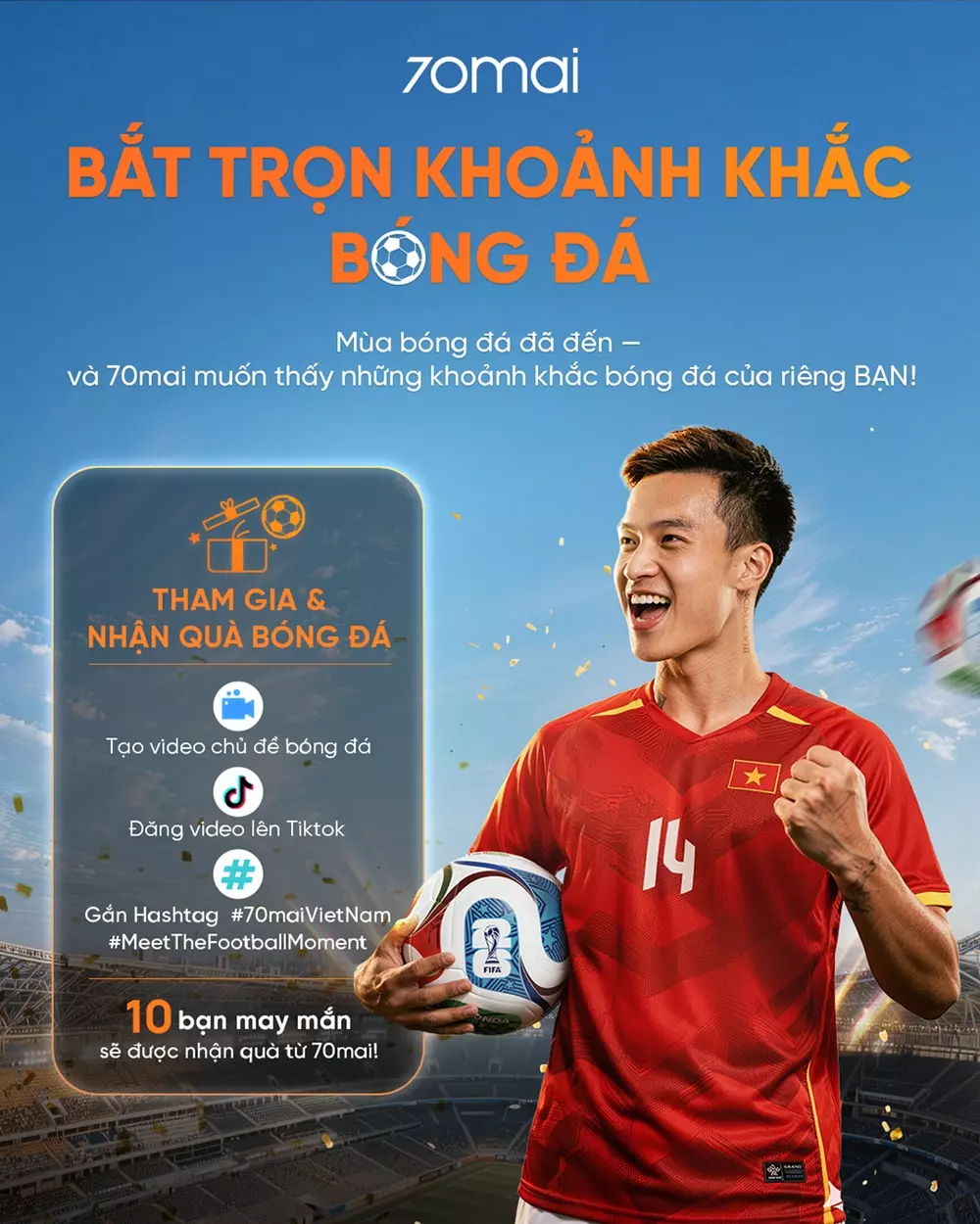 70mai kỷ niệm 10 năm thành lập, ra mắt A810 Lite và chuỗi hoạt động tri ân 70mai kỷ niệm 10 năm thành lập, ra mắt A810 Lite và chuỗi hoạt động tri ân