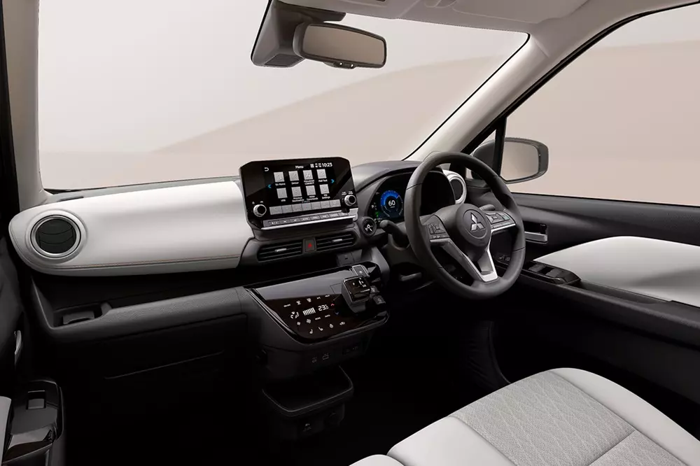 Khoang lái của Mitsubishi eK Cross EV 2027 Khoang lái của Mitsubishi eK Cross EV 2027