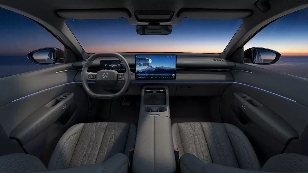 Khoang nội thất màu tối của Volkswagen ID. Era 5S