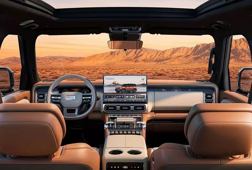 Geely Galaxy Cruiser 700 lộ nội thất Geely Galaxy Cruiser 700 lộ nội thất