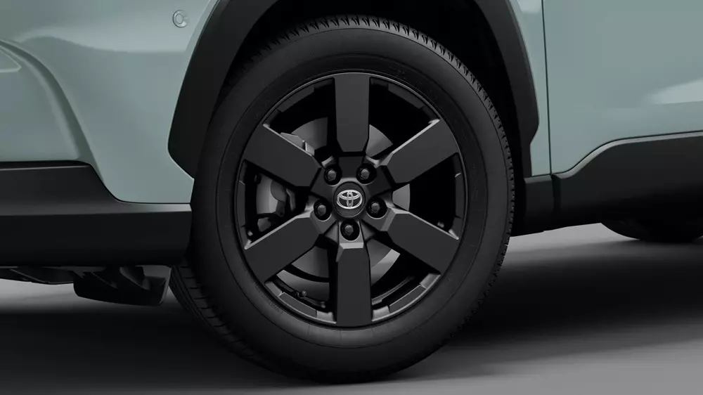 Bộ mâm 17 inch sơn màu xám nhám của Toyota Corolla Cross Z Adventure