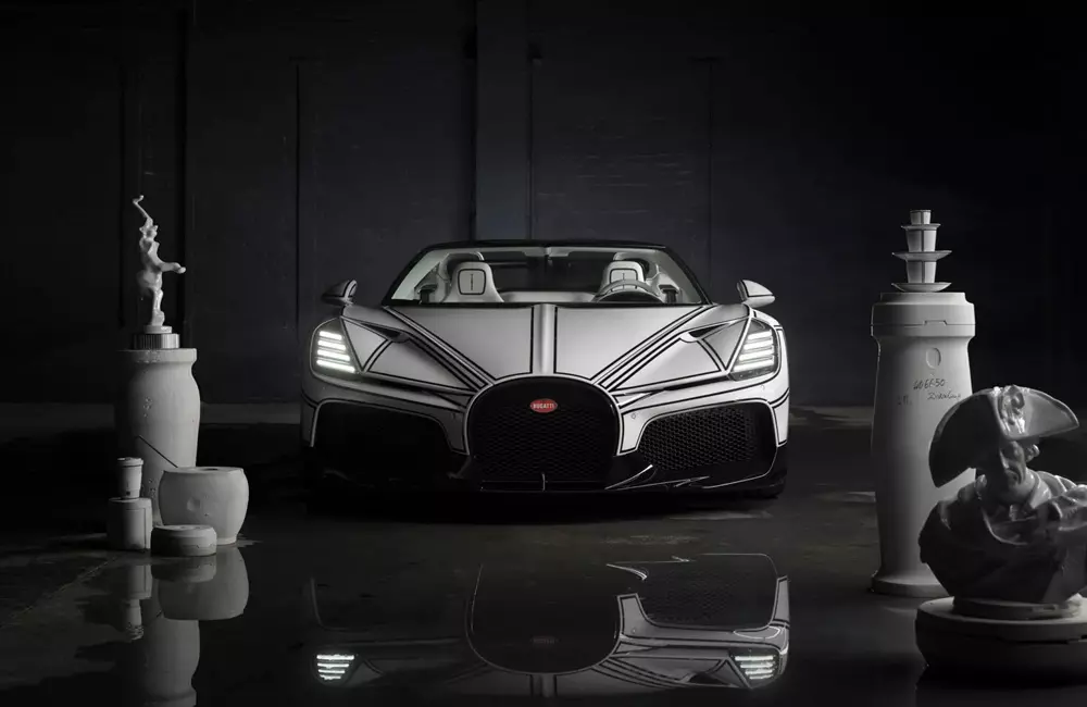 Bugatti W16 Mistral Blanc Éternel - siêu xe có một không hai với hàng loạt chi tiết bằng sứ cao cấp Bugatti W16 Mistral Blanc Éternel - siêu xe có một không hai với hàng loạt chi tiết bằng sứ cao cấp