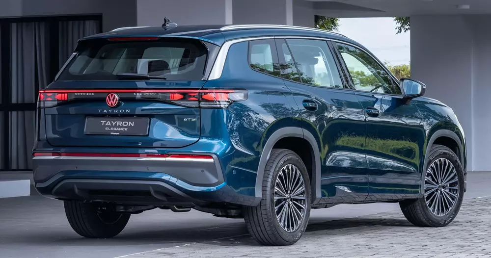 Volkswagen Tayron màu xanh dương Volkswagen Tayron màu xanh dương