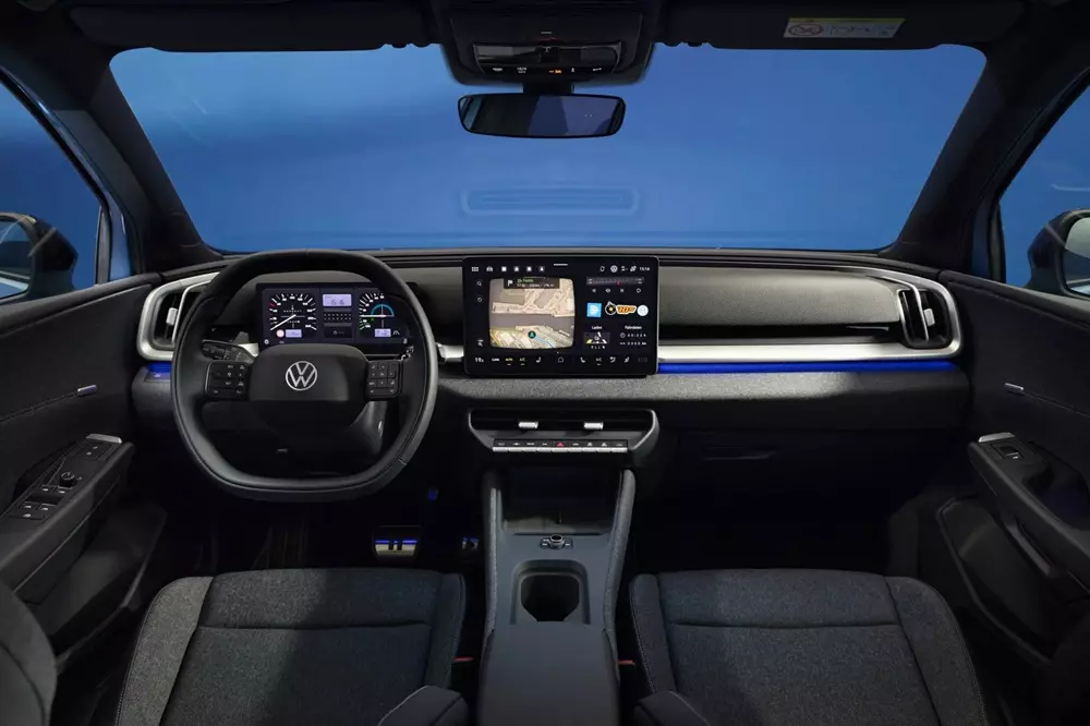Khoang lái của Volkswagen ID. Cross dùng chung với nhiều mẫu xe cùng tập đoàn Khoang lái của Volkswagen ID. Cross dùng chung với nhiều mẫu xe cùng tập đoàn