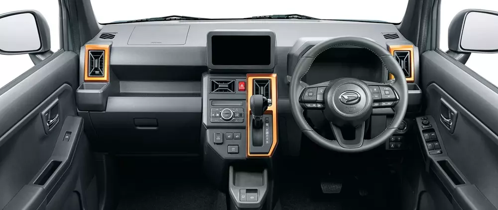 Khoang lái của Daihatsu Taft 2027.