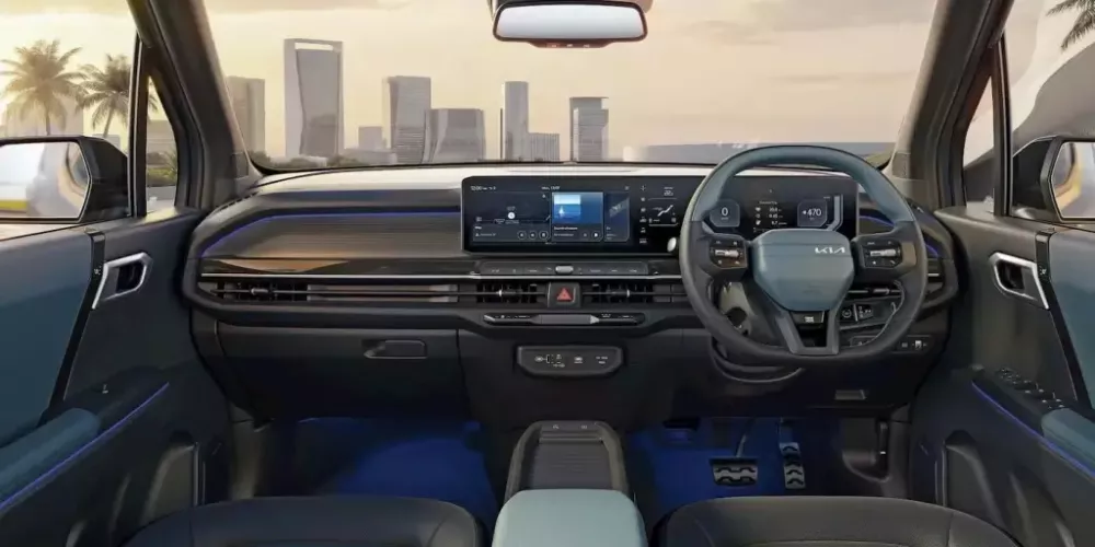 Khoang lái của Kia Syros EV Khoang lái của Kia Syros EV