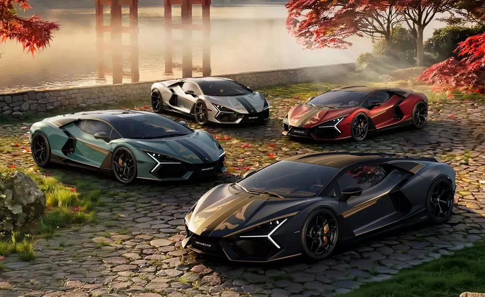 4 lựa chọn màu sắc của Lamborghini Revuelto Impavido