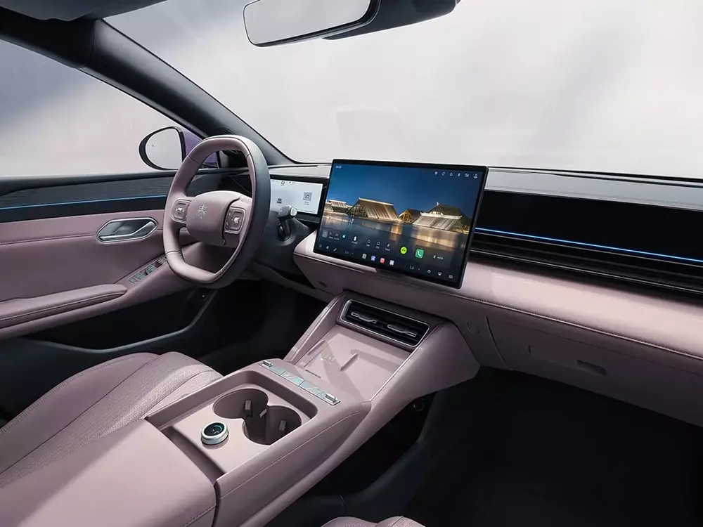 Nội thất của BYD Qin Max có thêm màu tím Dawn Purple mới Nội thất của BYD Qin Max có thêm màu tím Dawn Purple mới