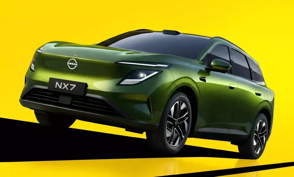 Nissan NX7 sở hữu đầu cụm đèn pha 2 tầng
