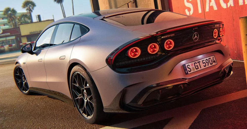 Mercedes-AMG GT 53 4-Door Coupé EV sở hữu cánh gió chủ động phía sau Mercedes-AMG GT 53 4-Door Coupé EV sở hữu cánh gió chủ động phía sau