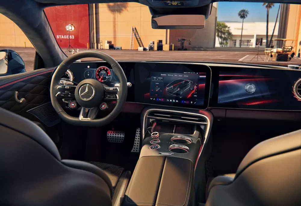 Khoang lái bên trong Mercedes-AMG GT 53 4-Door Coupé EV Khoang lái bên trong Mercedes-AMG GT 53 4-Door Coupé EV