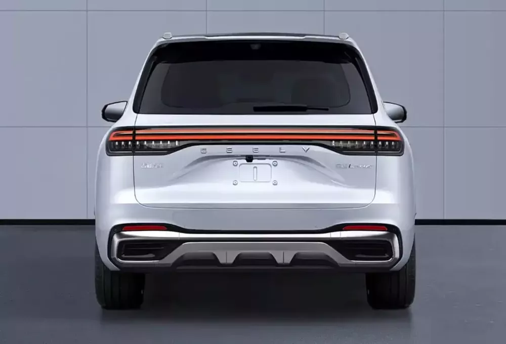 Cụm đèn hậu của Geely Monjaro 2027 đã được tăng kích thước