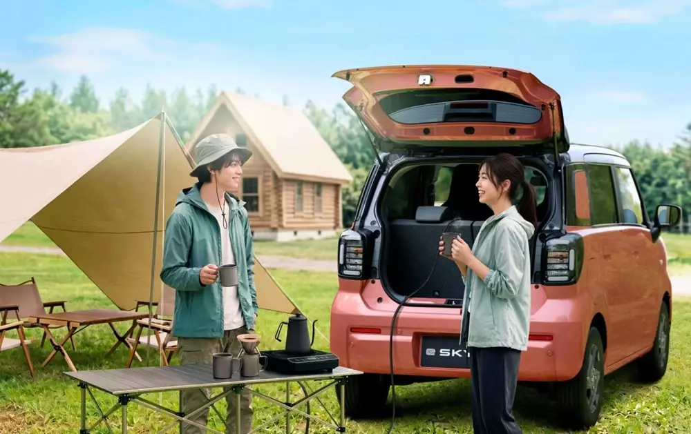 Suzuki e Sky có thể trở thành sạc dự phòng di động nhờ tính năng V2H