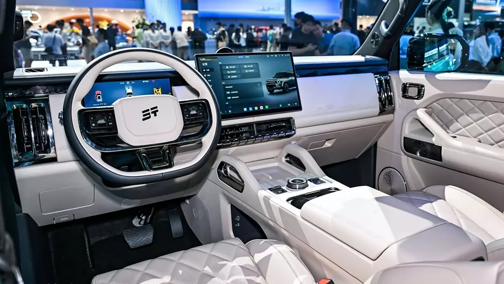 Khoang lái của Chery Jetour Traveller 7