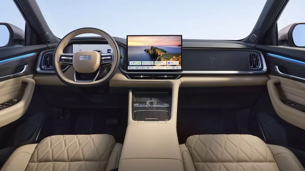 Khoang lái của Geely Monjaro EM-i