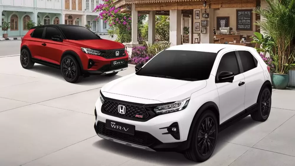 Honda WR-V 2026 bản RS với 2 màu đỏ và trắng Honda WR-V 2026 bản RS với 2 màu đỏ và trắng