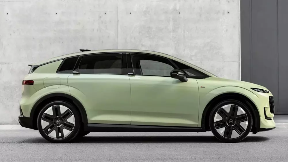 Audi A2 e-tron 2027 được trang bị tay nắm cửa độc đáo và cửa mở bằng điện