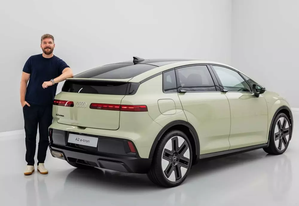 Audi A2 e-tron 2027 sở hữu thiết kế chau truốt.