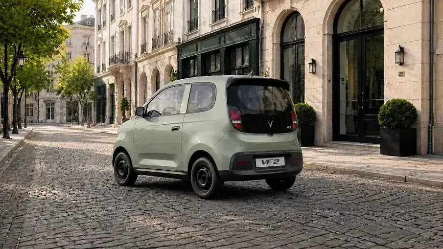 VinFast VF 2 là mẫu xe 4 cửa và 4 chỗ ngồi