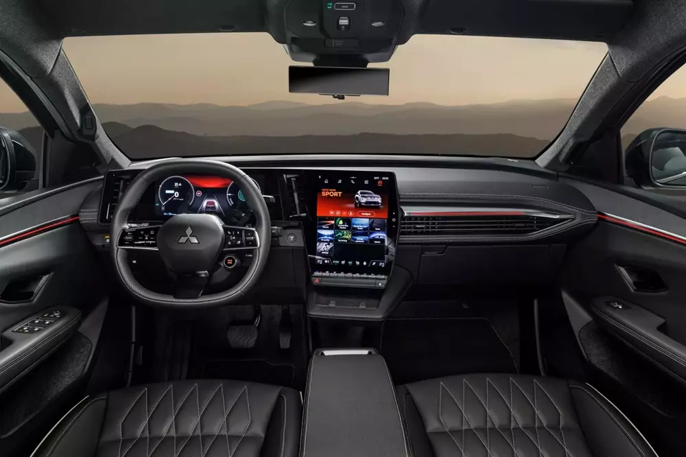 Khoang lái của Mitsubishi Eclipse Cross EV Khoang lái của Mitsubishi Eclipse Cross EV