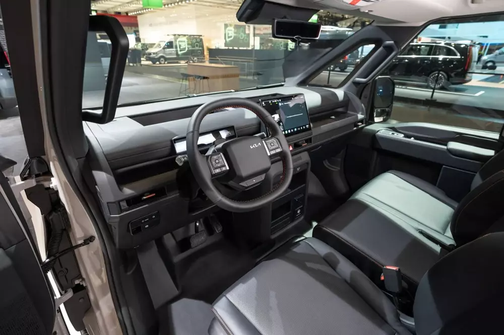 Khoang lái của Kia PV7 Cargo Khoang lái của Kia PV7 Cargo