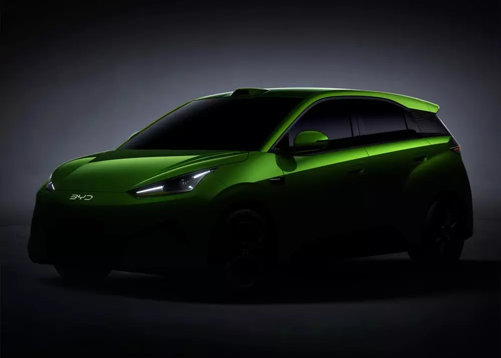 Cụm đèn pha của BYD Seagull 2027 có thiết kế hiện đại và sắc sảo hơn Cụm đèn pha của BYD Seagull 2027 có thiết kế hiện đại và sắc sảo hơn