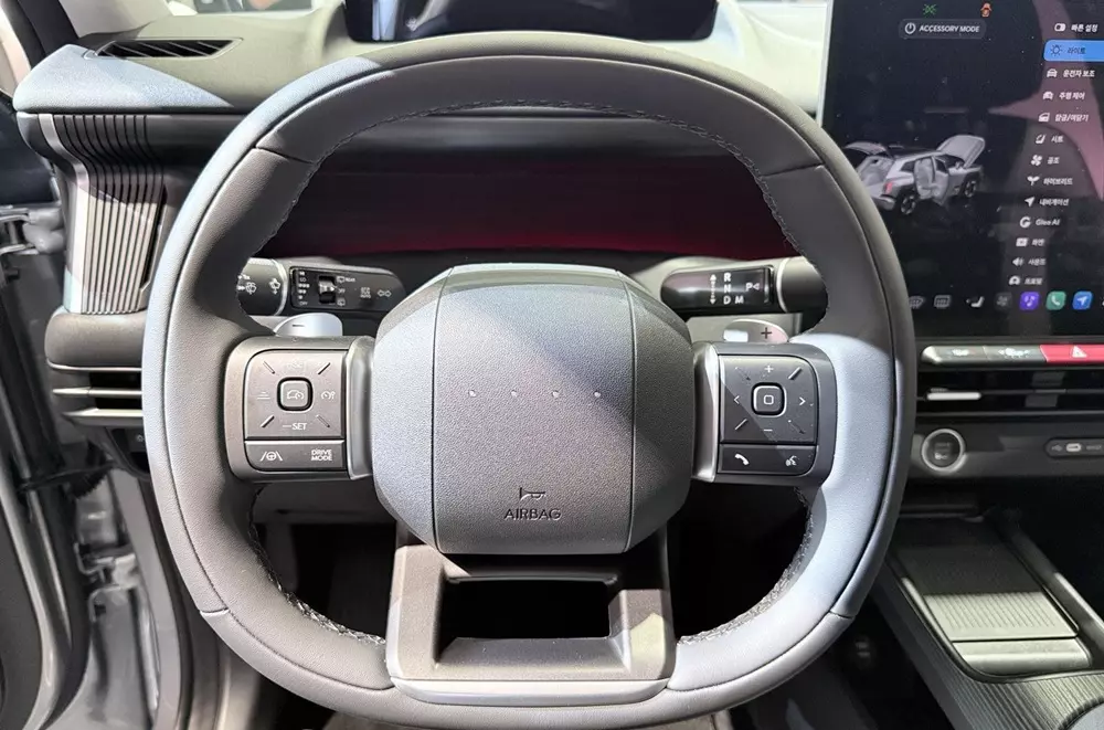 Vô lăng mới của Hyundai Tucson 2027 Vô lăng mới của Hyundai Tucson 2027