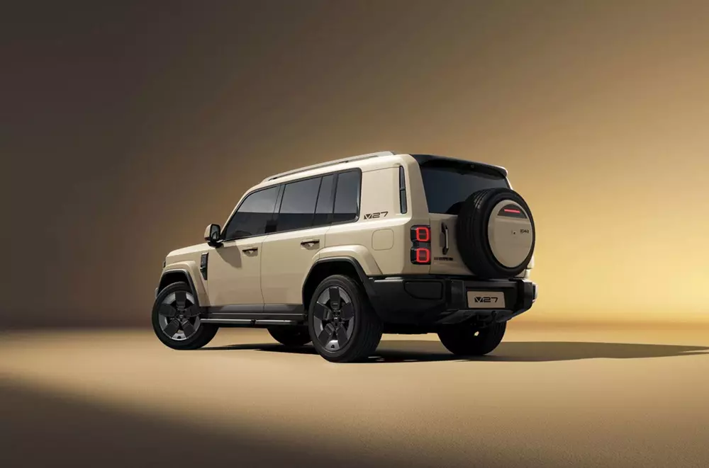 iCaur V27 sở hữu thiết kế vuông vức hình hộp theo phong cách xe off-road