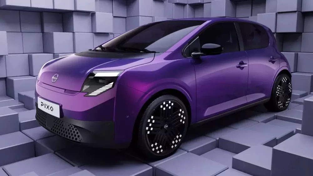 Nissan Pixo màu tím Wonder Purple Nissan Pixo màu tím Wonder Purple