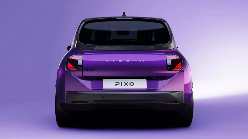 Thiết kế phía sau của Nissan Pixo Thiết kế phía sau của Nissan Pixo