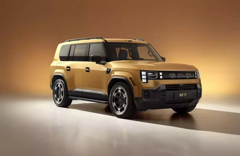 GAC Yue 7 sở hữu thiết kế vuông vức