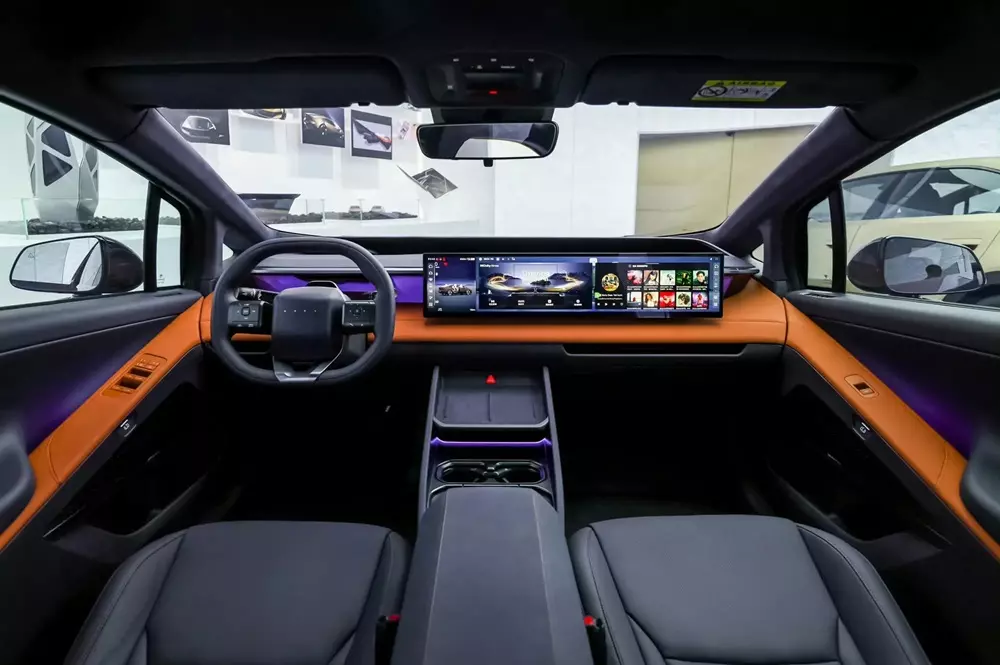Khoang lái của Hyundai Ioniq V Khoang lái của Hyundai Ioniq V