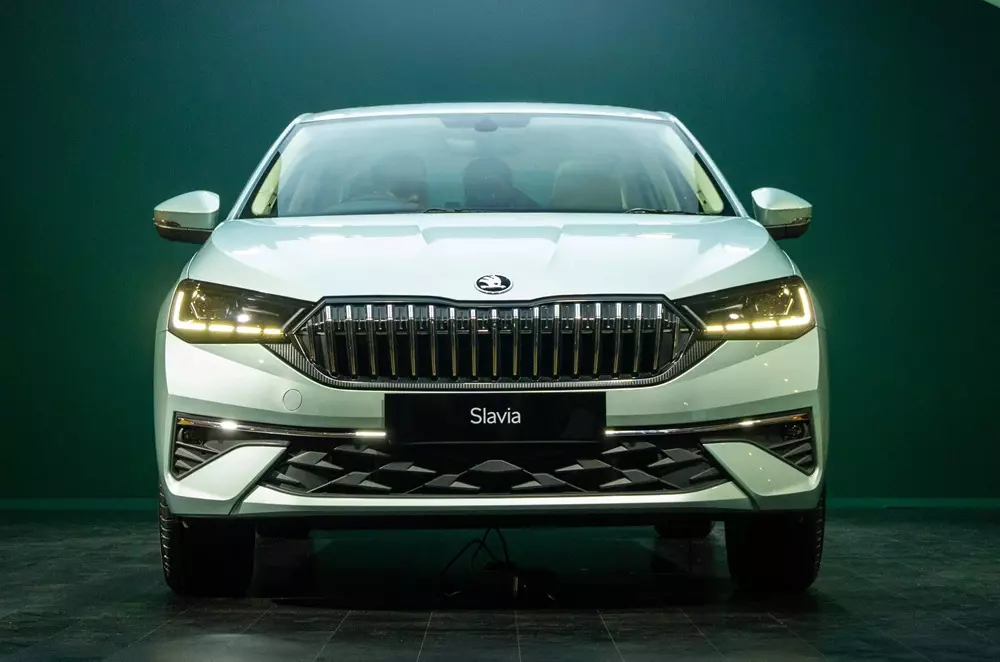 Skoda Slavia 2027 được áp dụng thiết kế đầu xe mới