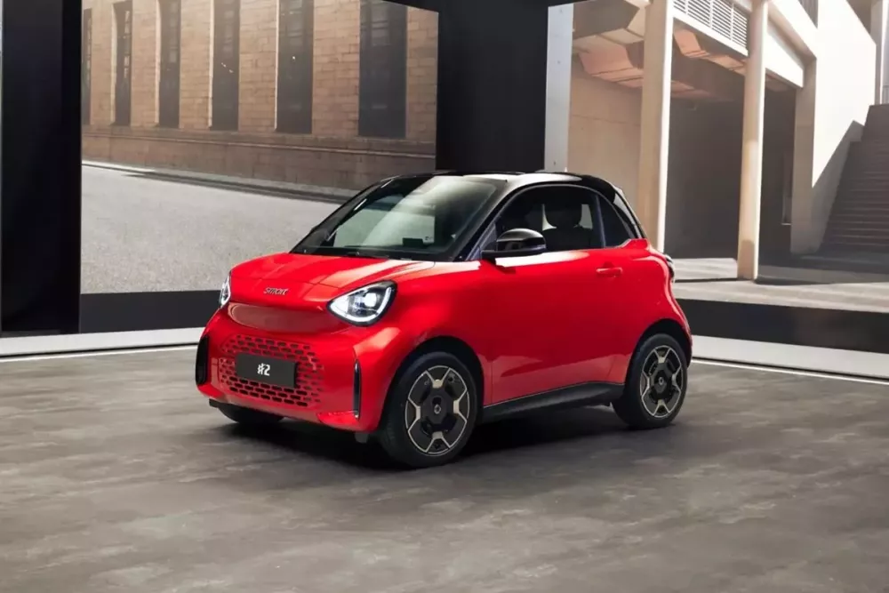 Smart #2 dùng bộ mâm cỡ nhỏ Smart #2 dùng bộ mâm cỡ nhỏ
