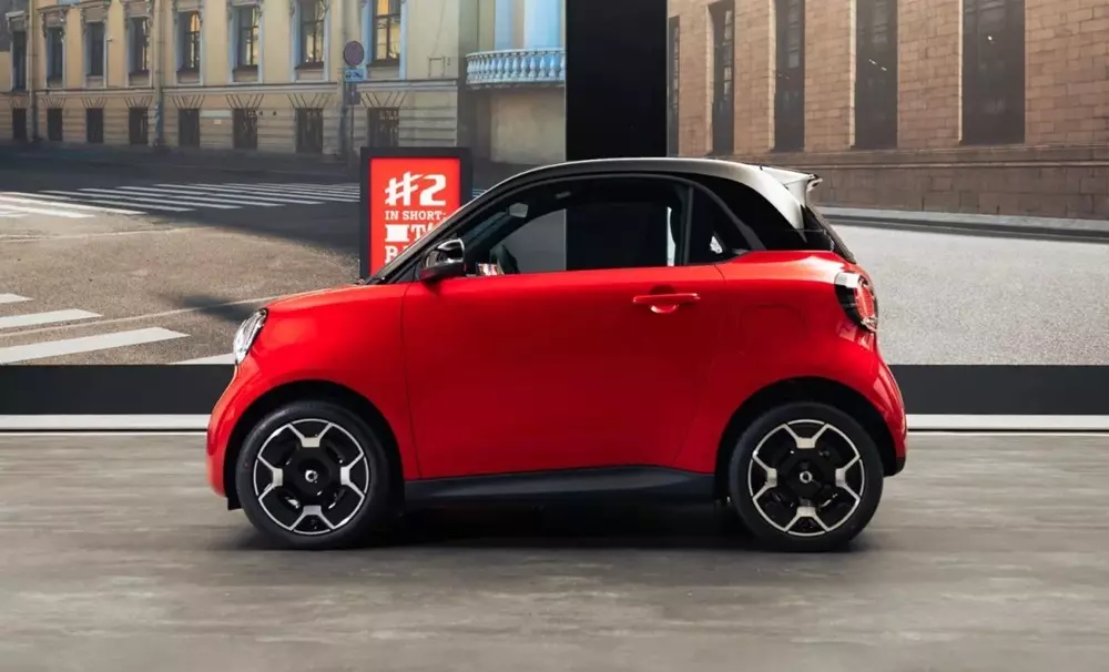 Smart #2 dài chưa đến 2,8 mét Smart #2 dài chưa đến 2,8 mét
