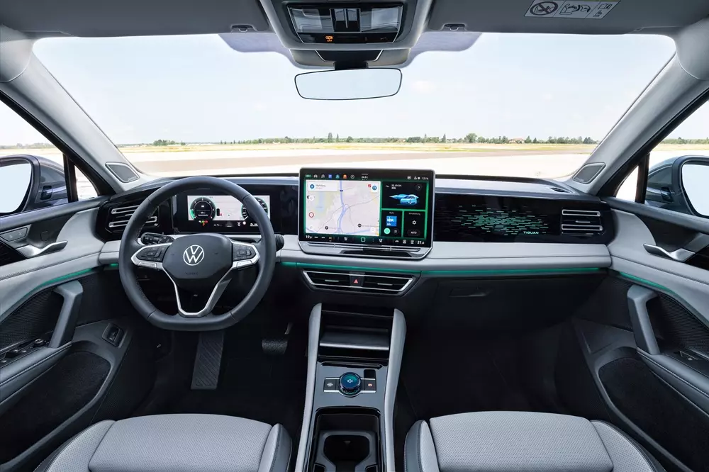 Khoang lái của Volkswagen Tiguan 2027 bản thường Khoang lái của Volkswagen Tiguan 2027 bản thường