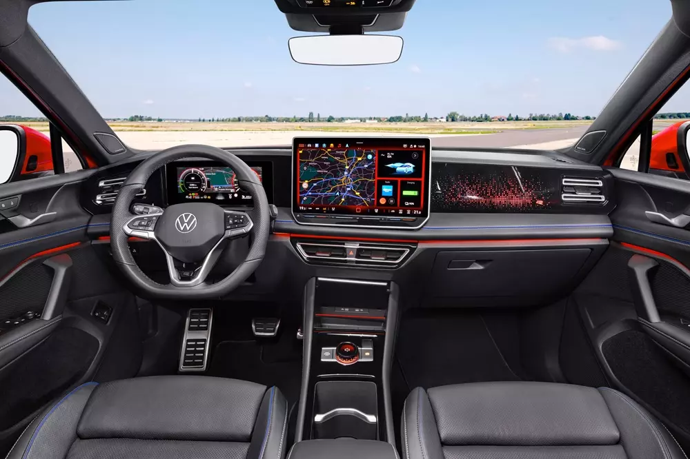 Khoang lái của Volkswagen Tiguan 2027 bản R-Line Khoang lái của Volkswagen Tiguan 2027 bản R-Line