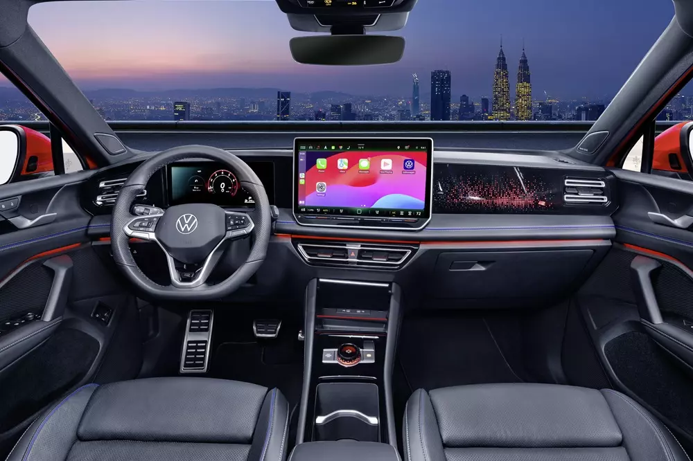 Khoang lái của Volkswagen Tiguan 2027 Khoang lái của Volkswagen Tiguan 2027