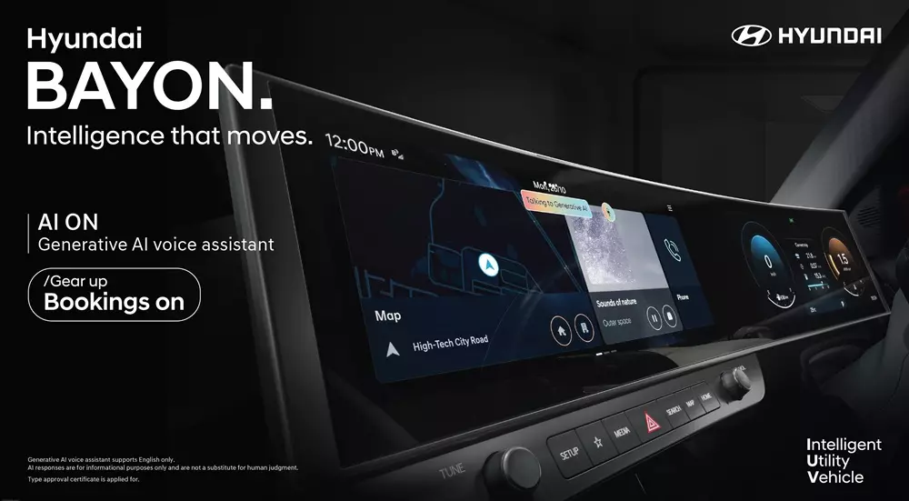 Hyundai Bayon sở hữu màn hình cong cỡ lớn trên mặt táp-lô Hyundai Bayon sở hữu màn hình cong cỡ lớn trên mặt táp-lô