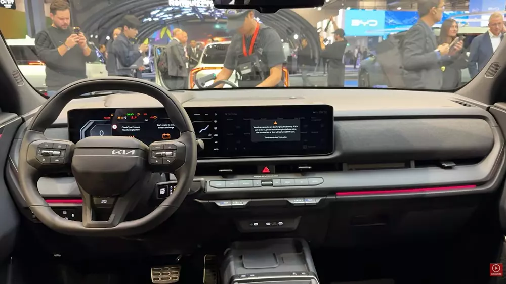 Khoang lái bên trong Kia Seltos Hybrid 2027 Khoang lái bên trong Kia Seltos Hybrid 2027
