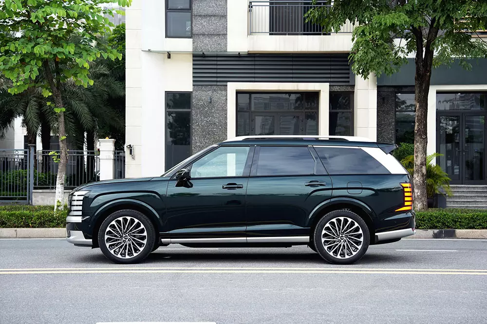 Hyundai Palisade Hybrid 2027 có kích thước lớn hơn đời cũ