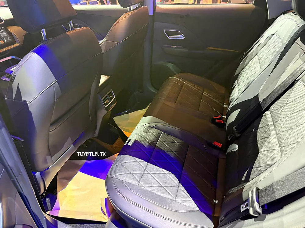 Hàng ghế sau của MG ZS 2027 