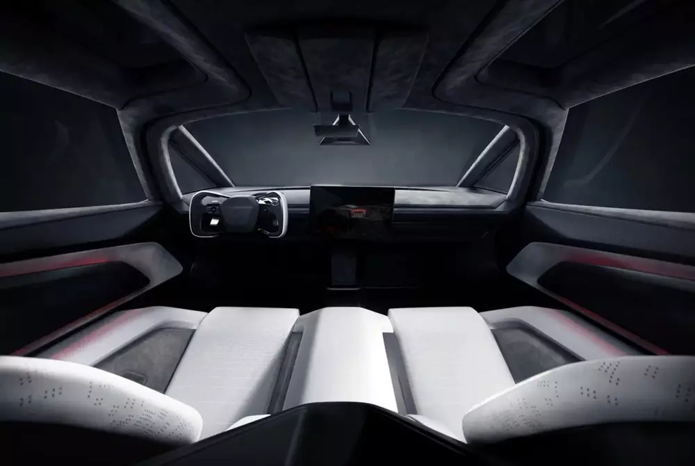 Nội thất được thiết kế tối giản của Tesla Roadster Nội thất được thiết kế tối giản của Tesla Roadster
