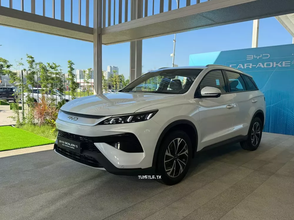 BYD Sealion 5 chỉ tiêu thụ 0,8 lít xăng/100 km