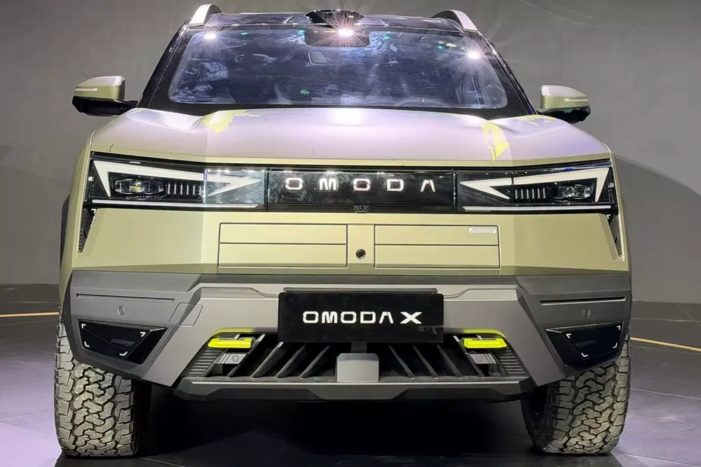 Omoda X sở hữu thiết kế góc cạnh