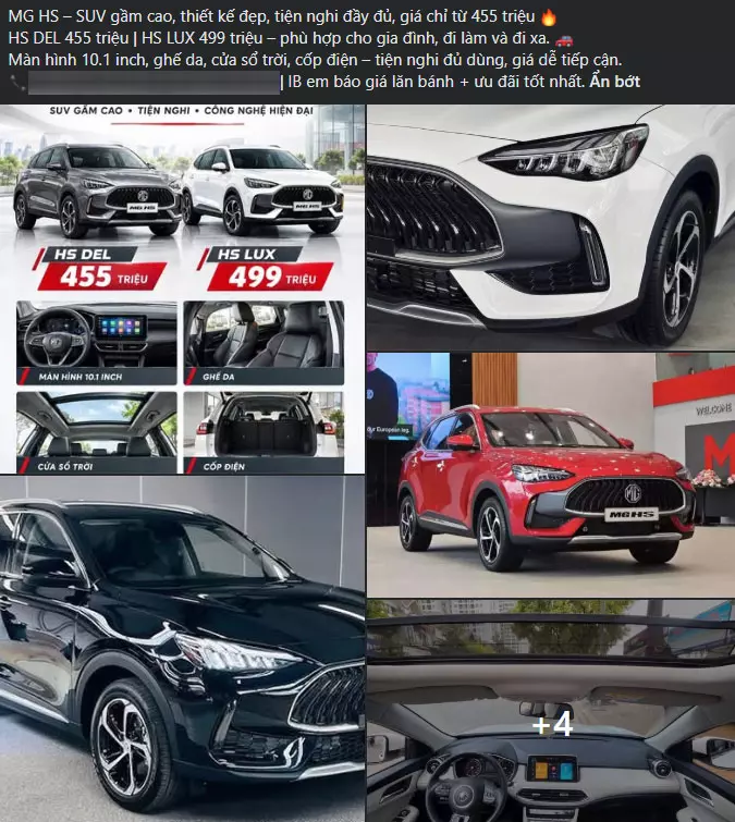 MG HS giảm giá sập sàn, chỉ còn từ 455 triệu cho một mẫu SUV cỡ C MG HS giảm giá sập sàn, chỉ còn từ 455 triệu cho một mẫu SUV cỡ C